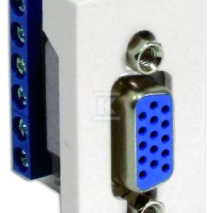 Gniazdo VGA 22,5x45mm FU/FA-2420-VGA Gniazdo VGA 22,5x45mm FU/FA-2420-VGA