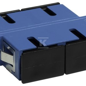 Adapter SC SM duplex niebieski (z flanszą) EM/ADSCUPCSMDX