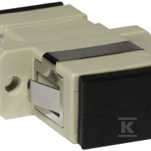 Adapter SC MM simplex beżowy (z flanszą) EM/ADSCUPCMMSX