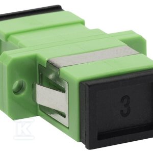 Adapter SC APC SM simplex zielony (z flanszą) EM/ADSCAPCSMSX Adapter SC APC SM simplex zielony (z flanszą) EM/ADSCAPCSMSX