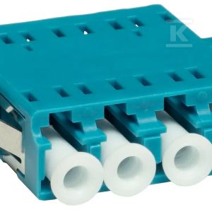 Adapter LC SM quad niebieski (z flanszą) EM/ADLCPCSMQD Adapter LC SM quad niebieski (z flanszą) EM/ADLCPCSMQD