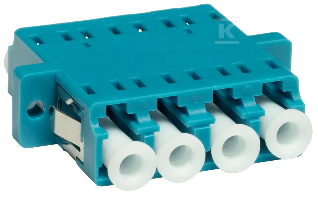Adapter LC SM quad niebieski (z flanszą) EM/ADLCPCSMQD - obrazek 1