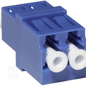 Adapter LC SM duplex niebieski (bez flanszy) EM/ADLCPCSMDXSW Adapter LC SM duplex niebieski (bez flanszy) EM/ADLCPCSMDXSW