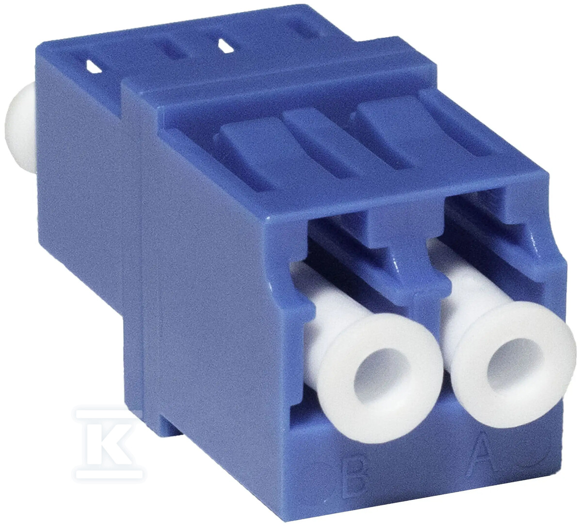 Adapter LC SM duplex niebieski (bez flanszy) EM/ADLCPCSMDXSW - obrazek 1
