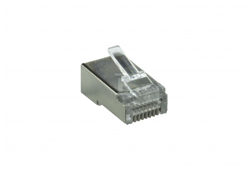 Wtyk RJ45 STP kat. 6 przelotowy uniwersalny (8P8C) EM/X-ML-6F-PT - obrazek 1