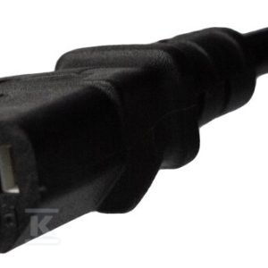 Kabel zasilający komputerowy Euro/IEC C13/1,8m do paneli wentylacyjnych EM/KABC13 Kabel zasilający komputerowy Euro/IEC C13/1,8m do paneli wentylacyjnych EM/KABC13