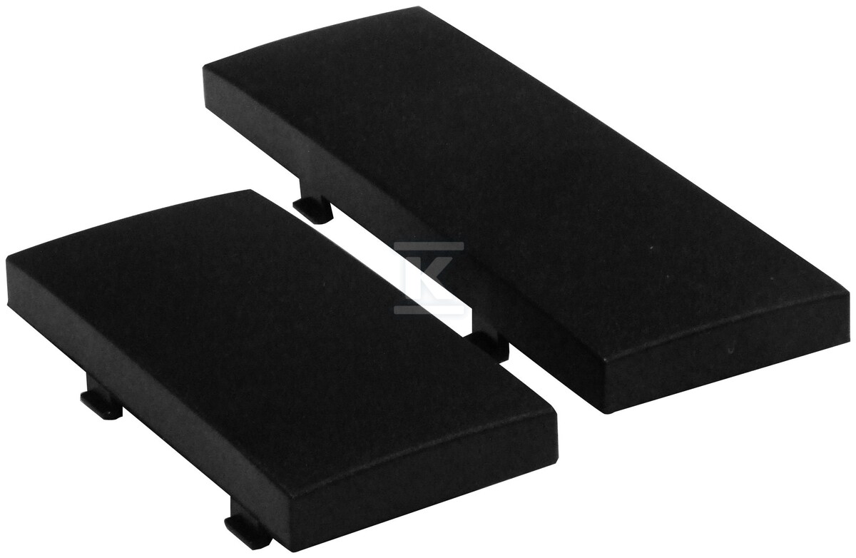Zaślepka plastikowa 135x45mm czarna do kolumny EM/HU622.xx EM/TPK06 - obrazek 1