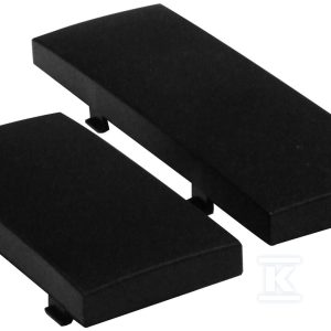 Zaślepka plastikowa 22,5x45mm czarna do kolumny EM/HU622.xx EM/TPK01