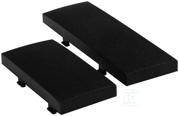 Zaślepka plastikowa 22,5x45mm czarna do kolumny EM/HU622.xx EM/TPK01