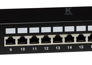 Panel 19″, 24 x RJ45 STP kat. 6 (1U) z półką EMS/PPFA674EKS248C6 Panel 19″, 24 x RJ45 STP kat. 6 (1U) z półką EMS/PPFA674EKS248C6