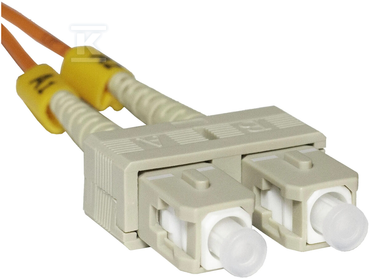 Patchcord duplex MM OM2 SC/UPC-SC/UPC 50/125 2m EM/22B-SC/UPC-SC/UPC-2M - obrazek 1