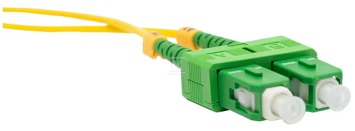Patchcord duplex SM G.652D SC/APC-SC/APC 9/125 2m EM/21B-SC/APC-SC/APC-2M - obrazek 1