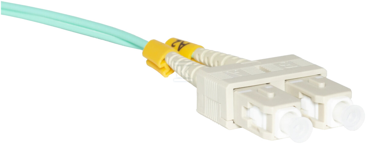 Patchcord duplex MM OM3 SC/UPC-SC/UPC 50/125 2m EM/24B-SC/UPC-SC/UPC-2M - obrazek 1