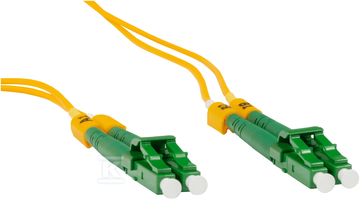 Patchcord duplex SM G.652D LC/APC-LC/APC 9/125 2m EM/21B-LC/APC-LC/APC-2M - obrazek 1