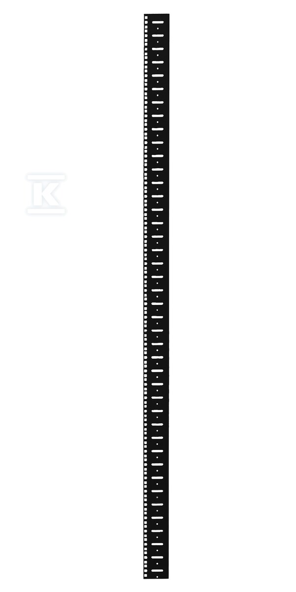 Profil montażowy 42U kątowy do szyn serwerowych (2 szt.) do (EM/NDB-6042CZ, EM/NDB-8042CZ), RAL 9004 (czarny) EM/PRO-LCZ - obrazek 1