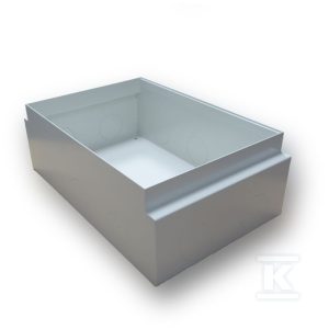 Obudowa płytka do betonu do puszki podłogowej EM/FLB-SCF320PP 225x358x82mm przetłoczenia do wybicia otworów do wprowadzenia przewodów, metal lakierowany proszkowo, masa 1,9 kg EM/FLB-SCF320-PJB-FB Obudowa płytka do betonu do puszki podłogowej EM/FLB-SCF320PP 225x358x82mm przetłoczenia do wybicia otworów do wprowadzenia przewodów, metal lakierowany proszkowo, masa 1,9 kg EM/FLB-SCF320-PJB-FB