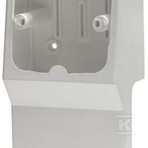 Puszka szara pojedyncza zewnętrzna do montażu osprzętu kanału przypodłogowego PCW 80X25PN Puszka szara pojedyncza zewnętrzna do montażu osprzętu kanału przypodłogowego PCW 80X25PN
