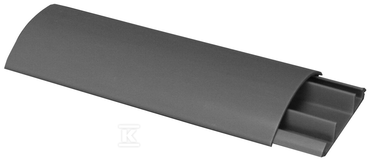 Kanał napodłogowy PCW LN 50x15 2P/ szary [dł.2m] / Z dwiema przegrodami LN50X15/2P/SZ - obrazek 1