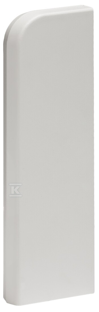 Zakończenie prawe kanału przypodłogowego PCW 80X25ZP/BI - obrazek 1