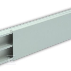 Kanał elektroinstalacyjny PCW LS 50×18 P/ biały / z przegrodą stałą [dł.2m] LS50X18/P/BI