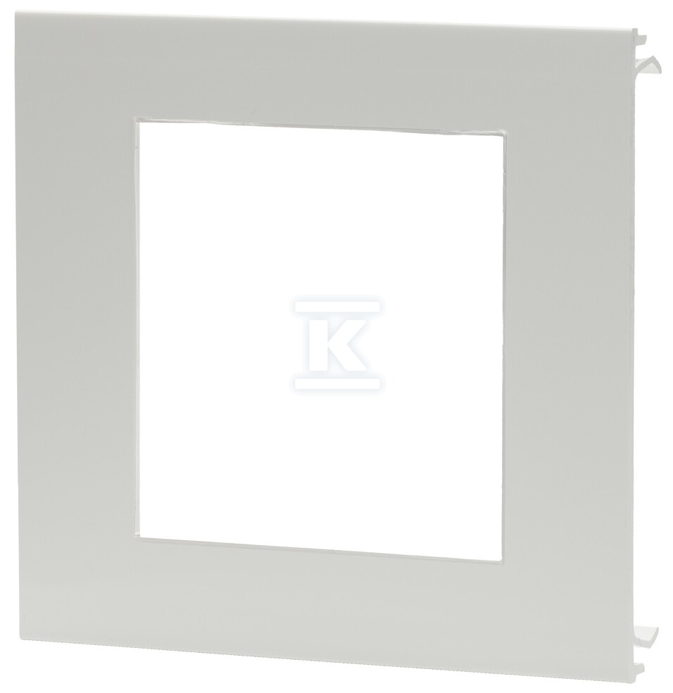 Pokrywa maskująca 1-krotna (2-modułowa) do KP 130x60 do montażu osprzętu w standardzie 45x45mm i 60mm PM130-1/BI - obrazek 1