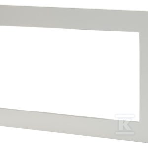 Pokrywa maskująca 2-krotna (4-modułowa) do KP 130×60 do montażu osprzętu w standardzie 45x45mm i 60mm PM130-2/BI Pokrywa maskująca 2-krotna (4-modułowa) do KP 130×60 do montażu osprzętu w standardzie 45x45mm i 60mm PM130-2/BI