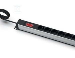 Listwa zasilająca EmiterNet 19″ 7-gn.z bolcem, amperomierz, kabel 3mb wtyk uni-schuko EM/LZ19.07F.3S.A Listwa zasilająca EmiterNet 19″ 7-gn.z bolcem, amperomierz, kabel 3mb wtyk uni-schuko EM/LZ19.07F.3S.A