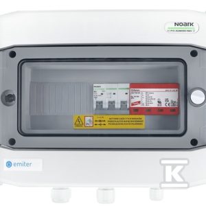 Rozdzielnica przyłączeniowa AC hermetyczna IP65 EMITER z ogranicznikiem przepięć AC Dehn typ 1+2, 63A 3-F EM-128_AC