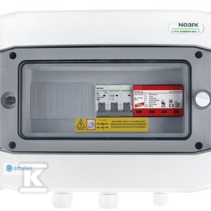 Rozdzielnica przyłączeniowa AC hermetyczna IP65 EMITER z ogranicznikiem przepięć AC Dehn typ 1+2, 25A 3-F EM-171_AC Rozdzielnica przyłączeniowa AC hermetyczna IP65 EMITER z ogranicznikiem przepięć AC Dehn typ 1+2, 25A 3-F EM-171_AC