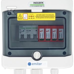 Rozdzielnica AC hermetyczna IP65 EMITER z ogranicznikiem przepięć AC Dehn typ 2, 10A 3-F EM-19_AC Rozdzielnica AC hermetyczna IP65 EMITER z ogranicznikiem przepięć AC Dehn typ 2, 10A 3-F EM-19_AC