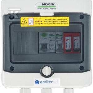 Rozdzielnica AC hermetyczna IP65 EMITER z ogranicznikiem przepięć AC Dehn typ 2, 20A 1-F EM-265_AC Rozdzielnica AC hermetyczna IP65 EMITER z ogranicznikiem przepięć AC Dehn typ 2, 20A 1-F EM-265_AC