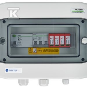 Rozdzielnica AC hermetyczna IP65 EMITER z ogranicznikiem przepięć AC Dehn typ 2, 10A 3-F EM-296_AC Rozdzielnica AC hermetyczna IP65 EMITER z ogranicznikiem przepięć AC Dehn typ 2, 10A 3-F EM-296_AC