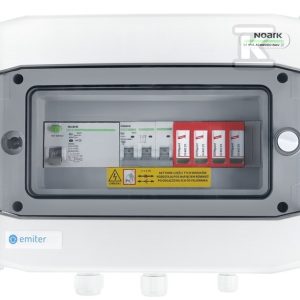 Rozdzielnica AC hermetyczna IP65 EMITER z ogranicznikiem przepięć AC Dehn typ 2, 32A 3-F EM-299_AC Rozdzielnica AC hermetyczna IP65 EMITER z ogranicznikiem przepięć AC Dehn typ 2, 32A 3-F EM-299_AC