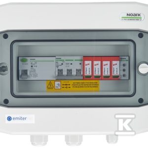Rozdzielnica AC hermetyczna IP65 EMITER z ogranicznikiem przepięć AC Dehn typ 2, 16A 3-F EM-803_AC Rozdzielnica AC hermetyczna IP65 EMITER z ogranicznikiem przepięć AC Dehn typ 2, 16A 3-F EM-803_AC