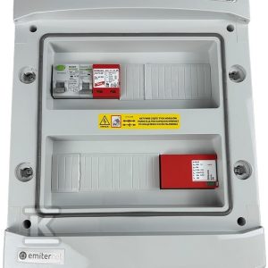 Rozdzielnica DCAC hermetyczna IP65 EMITER z ogranicznikiem przepięć DC Dehn 1000V typu 1+2, 1 x MPPT / ogr. AC Dehn typ 1+2, 10A 1-F EM-1359_DCAC Rozdzielnica DCAC hermetyczna IP65 EMITER z ogranicznikiem przepięć DC Dehn 1000V typu 1+2, 1 x MPPT / ogr. AC Dehn typ 1+2, 10A 1-F EM-1359_DCAC