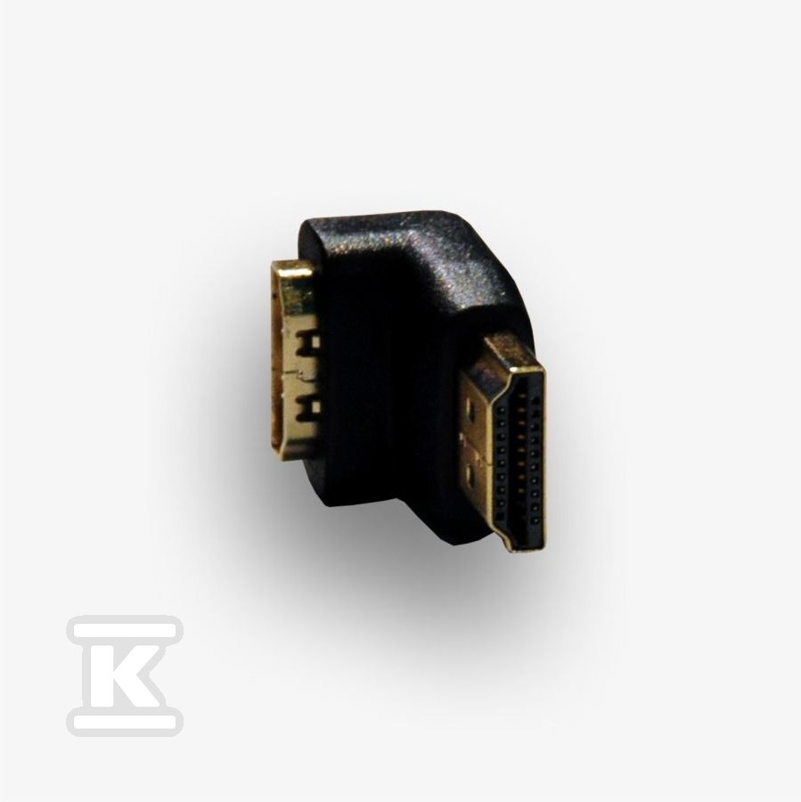 Adapter HDMI F/HDMI M kątowy 90 stopni EM/ADAPT-HDMI-90 - obrazek 1