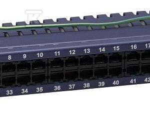 Panel 19″ telefoniczny/ISDN 50xRJ45 (1U) niebieski FN/TEL/FA850KT5084BK Panel 19″ telefoniczny/ISDN 50xRJ45 (1U) niebieski FN/TEL/FA850KT5084BK