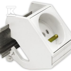 Adapter na szynę DIN do gniazd 22,5×45 2M (45×45) komputerowych i zasilających FU/FA-2435-DIN-2M Adapter na szynę DIN do gniazd 22,5×45 2M (45×45) komputerowych i zasilających FU/FA-2435-DIN-2M