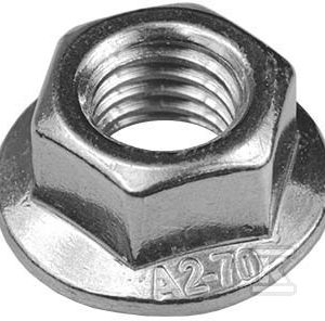 Nakrętka kołnierzowa nierdzewna M8 (K-21-M8) Nakrętka kołnierzowa nierdzewna M8 (K-21-M8)
