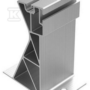 Uchwyt montażowy skrajny wysoki, aluminiowy – 11 stopni, 80mm(K-45-7-80) Uchwyt montażowy skrajny wysoki, aluminiowy – 11 stopni, 80mm(K-45-7-80)
