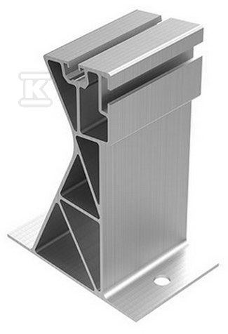 Uchwyt montażowy skrajny wysoki, aluminiowy - 11 stopni, 80mm(K-45-7-80) - obrazek 1