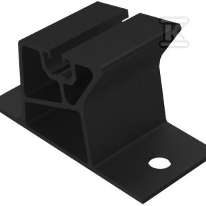 Uchwyt montażowy skrajny niski, aluminiowy – 11 stopni, czarny (K-45-8-CZ) Uchwyt montażowy skrajny niski, aluminiowy – 11 stopni, czarny (K-45-8-CZ)
