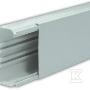 Kanał elektroinstalacyjnyz PCW typ KS 90×40 biały 2M (1szt=2m)/ z rozpórką RO90 / KS90X40/BI