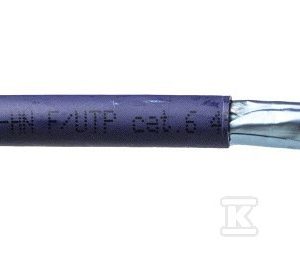 Kabel sieciowy Emiter Net FTP (F/UTP) kat 6 450 MHz, drut 4x2x23AWG, LS0H K/EMITERNET-FTP6LS0H. Kabel sieciowy Emiter Net FTP (F/UTP) kat 6 450 MHz, drut 4x2x23AWG, LS0H K/EMITERNET-FTP6LS0H.