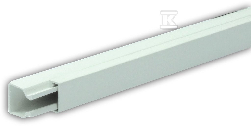 Kanał elektroinstalacyjnyz PCW typ LS 17X15 biały 2M (1szt=2m) LS17X15/BI - obrazek 1