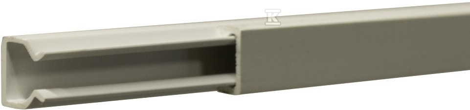 Kanał elektroinstalacyjnyz PCW typ LS 12X12 biały 2M (1szt=2m) LS12X12/BI - obrazek 1