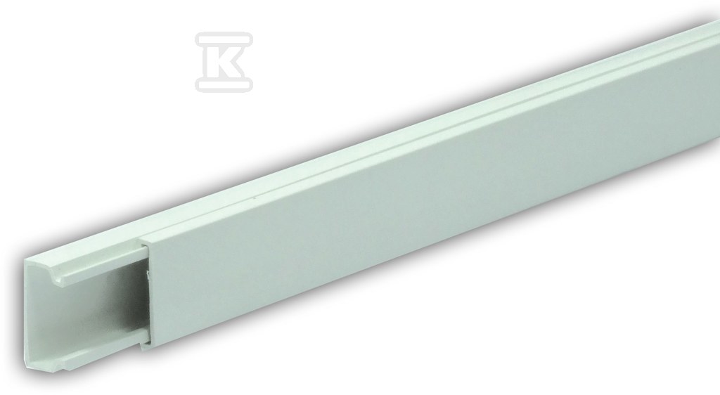 Kanał elektroinstalacyjnyz PCW typ LS 25X12 biały 2M (1szt=2m) LS25X12/BI - obrazek 1