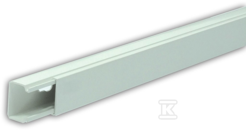 Kanał elektroinstalacyjnyz PCW typ LS 25X18 biały 2M (1szt=2m) LS25X18/BI - obrazek 1