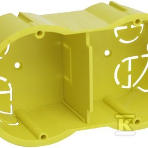 Puszka izolacyjna końcowa do ścian gipsowych 2-modułowa, lub do kanałów kablowych PU-4/FU/FA-1210TD Puszka izolacyjna końcowa do ścian gipsowych 2-modułowa, lub do kanałów kablowych PU-4/FU/FA-1210TD
