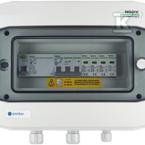 Rozdzielnica AC hermetyczna IP65 EMITER z ogranicznikiem przepięć AC Noark typ 2, 40A 3-F EM-453N_AC Rozdzielnica AC hermetyczna IP65 EMITER z ogranicznikiem przepięć AC Noark typ 2, 40A 3-F EM-453N_AC